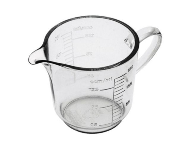 Wie Viel Sind 150 Ml Im Messbecher Messbecher 150 ml mit Skala transparent Kunststoff, Kochgeschirr, Küc