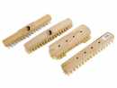 4 Loch Wischer mit Bart Fibre Naturbesatz