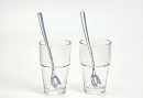 8er Set Latte Macciatoglas Leonardo mit L&ouml;ffel