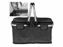 Aluminium Thermo Einkaufskorb schwarz 48x28x9 cm 26 ltr.