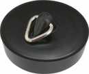 Abflussstopfen Sp&uuml;lbeckenstopfen 40,5 mm schwarz