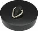 Abflussstopfen Sp&uuml;lbeckenstopfen 43,5 mm schwarz