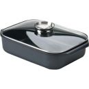 Aromabräter Delta mit Glasdeckel 35x24x9 cm