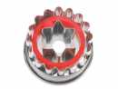 Ausstechform Linzer mit Stern mit Auswerfer, Edelstahl, 5 cm