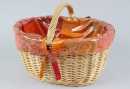 Einkaufskorb Autokorb 48 x 36 x 35 cm Karo orange