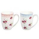Becher Rose sort. H10cm