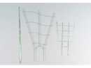 Blumengitter Rankhilfe gerade Form 30 cm