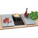 Brett Schneidebrett Mulitschneideplatte Glas 52 x 30 x 3 cm