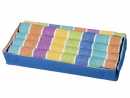 Brotkorb mit Platzsets bunt gestreift 30x50 cm 5 tlg.