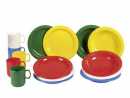 Campinggeschirr Teller flach 21,5 cm verschiedene Farben