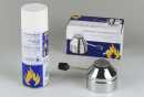 Chrom-Gasbrenner Nouvel f&uuml;r ca. 1 Stunde 40 ml