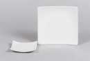 Dekoteller Square weiss Sandra Rich 10 x 10 cm