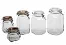 Drahtbügelglas Terrinenglas Einmachglas 550 ml...