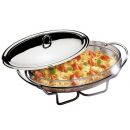 Edelstahl-Servierschale Assheuer + Pott oval 44 x 25 x H...