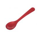 Eierl&ouml;ffel Acryl rot perlmuttfarbig 12,5 cm Heim...