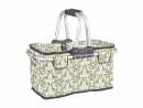 Einkaufskorb faltbar beige Barock 26 ltr.