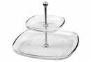 Etagere Kayla Walther-Glas 2-tlg. H: 25,5 cm