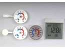 Fensterthermometer zum Kleben weiß 7,3 cm