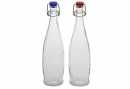 Flasche mit B&uuml;gelverschluss blau 1 l