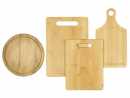 Fleischbrett Rubberwood dunkles Hartholz 25 cm