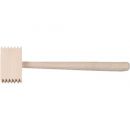 Fleischklopfer mit 49 Zacken Holz 32 cm