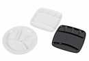 Fondueteller Speiseteller mit Einteilung Porzellan 27x27...
