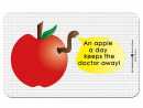 Fr&uuml;hst&uuml;cksbrett Brettchen An Apple a...