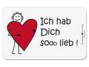 Fr&uuml;hst&uuml;cksbrett Brettchen Hab Dich sooo...