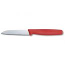 Gem&uuml;semesser gerade Victorinox rot 8 cm