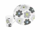 Dessertteller Campinggeschirr Blumen 23 cm Melamin