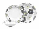 Suppenteller Campinggeschirr Blumen 25,4 cm Melamin