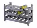 Flaschen Stapelregal 60x29x14 cm