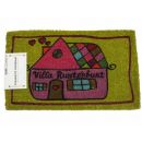 Giftcompany Fussmatte aus Kokos Villa Runterbunt bunt...