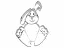 Keksausstecher Ausstecher Hase 9 cm Edelstahl