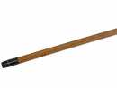 Holzstiel Besenstiel 2,4x140 cm braun lackiert mit Gewinde