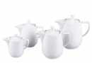 Porzellan weiss Kaffeekanne 3