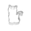 Keksausstecher Ausstecher Katze 5,5 cm Wei&szlig;blech