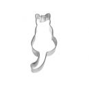 Keksausstecher Ausstechform Katze, sitzend Edelstahl 7 cm...