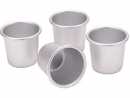 Kitchen Craft Anodised Dariol Moulds 6.5cm, Set of Four,...