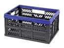 Klappbox schwarz blau 48x35x23 cm