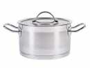 Bratentopf Cristall 20 cm Edelstahl mit Glasdeckel