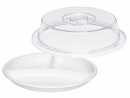 Mikrowellen Abdeckhaube transparent 26x8 cm