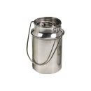 Milchkanne Henkelkanne Edelstahl 1,5 ltr. mit Deckel