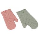 Backofenhandschuhe kariert verschiedene Farben