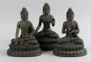 Poly-Buddha 3fach sortiert, braun 18 x 13 x 25 cm