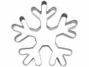 Keksausstecher Ausstecher Schneeflocke 6,5 cm Edelstahl