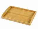 Serviertablett Freizeittablett Bambusholz 44x32x5,5 cm