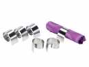 Serviettenringe aus Edelstahl 6er Set 4,2 bis 6,2 cm