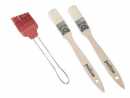 Birkmann Silikon Bratpinsel Backpinsel Set 2 tlg. blau 18...