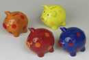 Sparschwein Poli 10 cm verschiedene Farben
